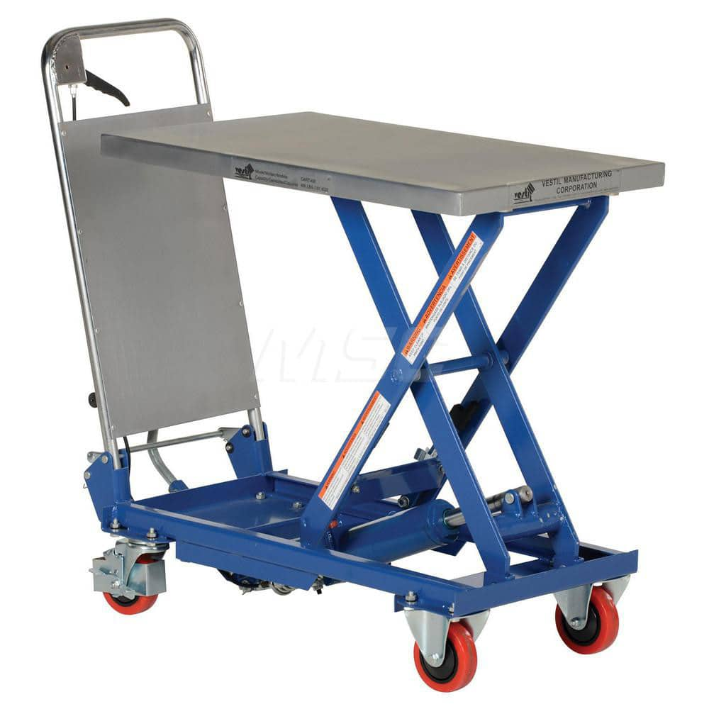 400 Lb Capacity Hydraulic Scissor Elevating Cart MPN:CART-400