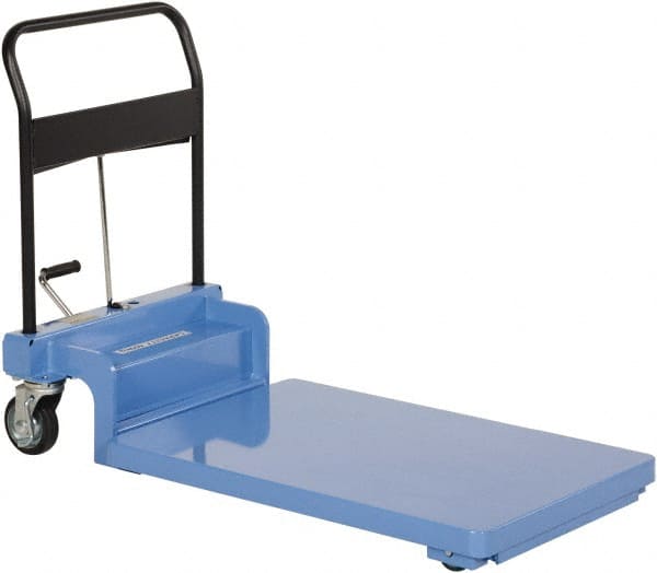 Mobile Hand Lift Table: 900 lb Capacity, 23-3/4