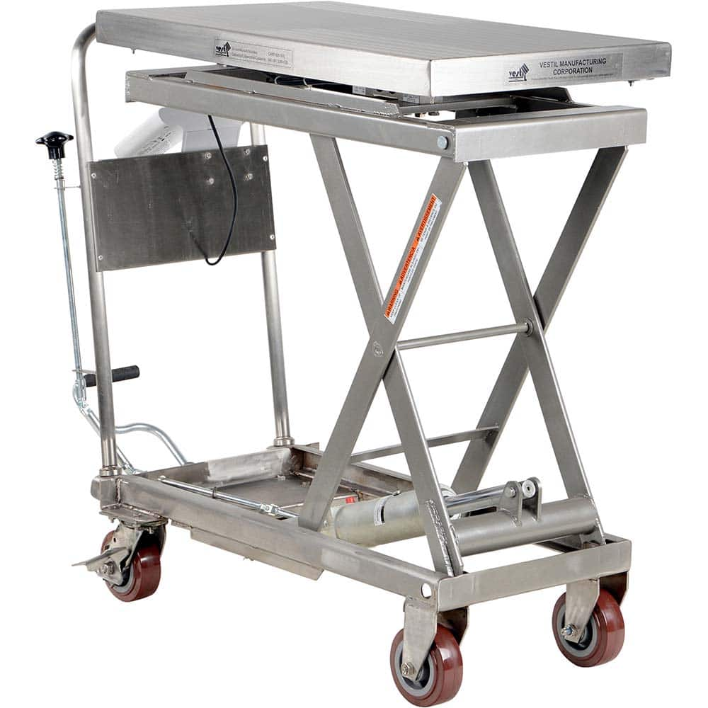 Mobile Battery Lift Table: 500 lb Capacity, 14 to 38