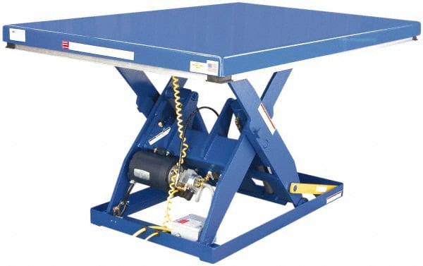 2,000 Lb Capacity Electric Scissor Lift Table MPN:EHLT-2448-2-43