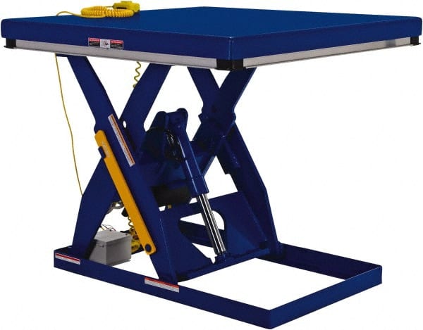 1,000 Lb Capacity Electric Scissor Lift MPN:EHLT-4848-1-43