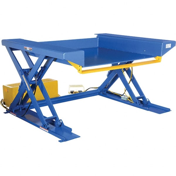 2,000 Lb Capacity Hydraulic Scissor Ground Lift Scissor MPN:EHLTG-4470-2-48