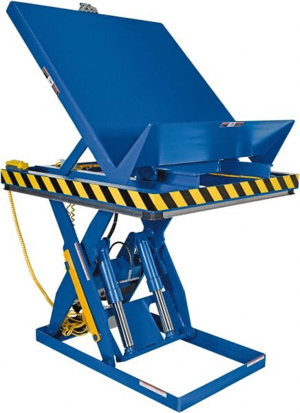 4,000 Lb Capacity Electric Scissor Lift MPN:EHLTT-4848-4-47