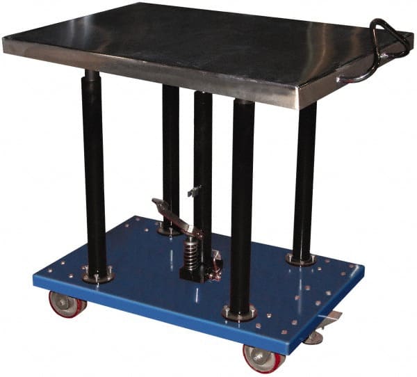 2,000 Lb Capacity Manual Hydraulic Post Lift Table MPN:HT-20-3248