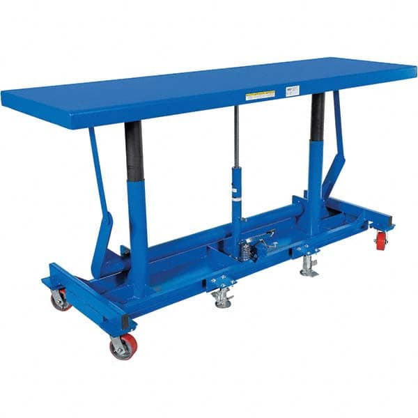 2,000 Lb Capacity Long Deck Mobile Lift Table MPN:LDLT-3096