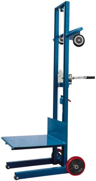 Mobile Hand Lift Table: 500 lb Capacity, 3.13 to 58