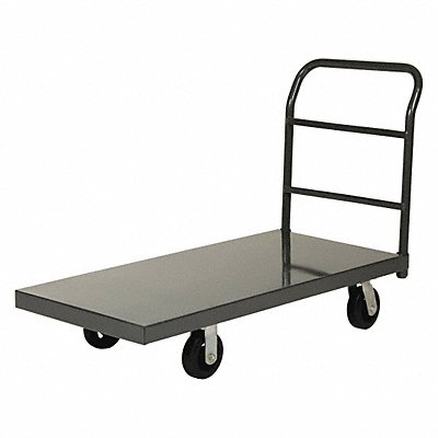 Steel Platform Truck Rubber Casters MPN:ECSPT-2448