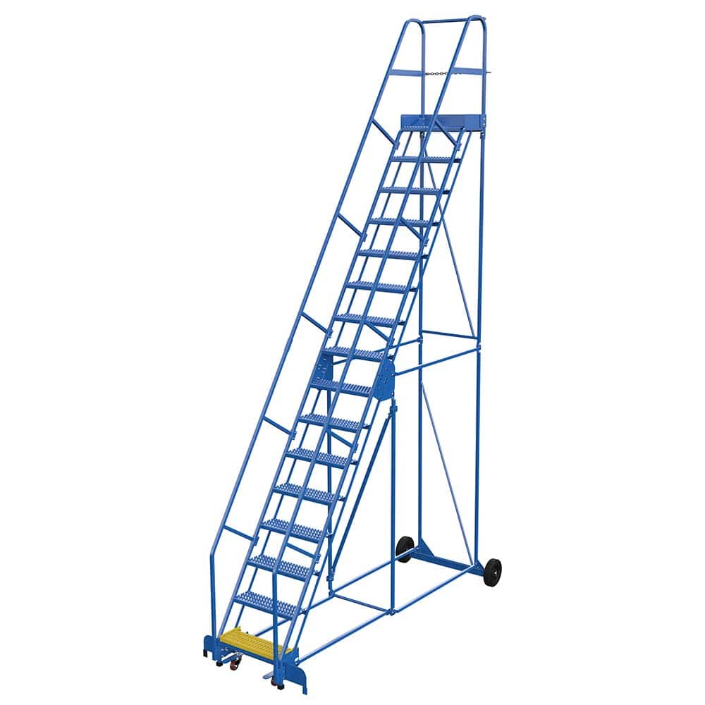 Steel Rolling Ladder: Type 1A, 16 Step MPN:LAD-16-14-G