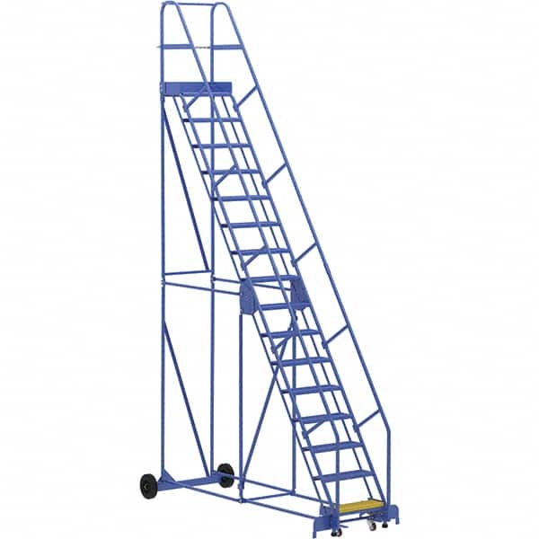 Steel Rolling Ladder: Type 1A, 16 Step MPN:LAD-16-14-P