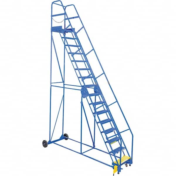 Steel Rolling Ladder: Type 1A, 16 Step MPN:LAD-16-21-G