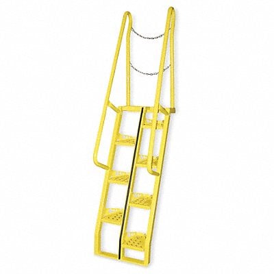 Alternating Tread Stairs WlkThru 10 ft.H MPN:ATS-10-68