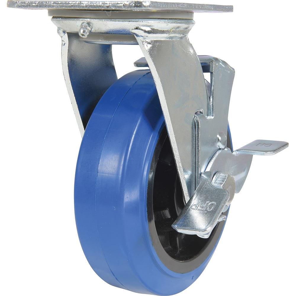 Standard Casters, Mount: With Holes, Bearing Type: Ball, Wheel Diameter (Inch): 6, Wheel Width (Inch): 2, Load Capacity (Lb. - 3 Decimals): 770.000 MPN:CST-BB-6X2ER-SW