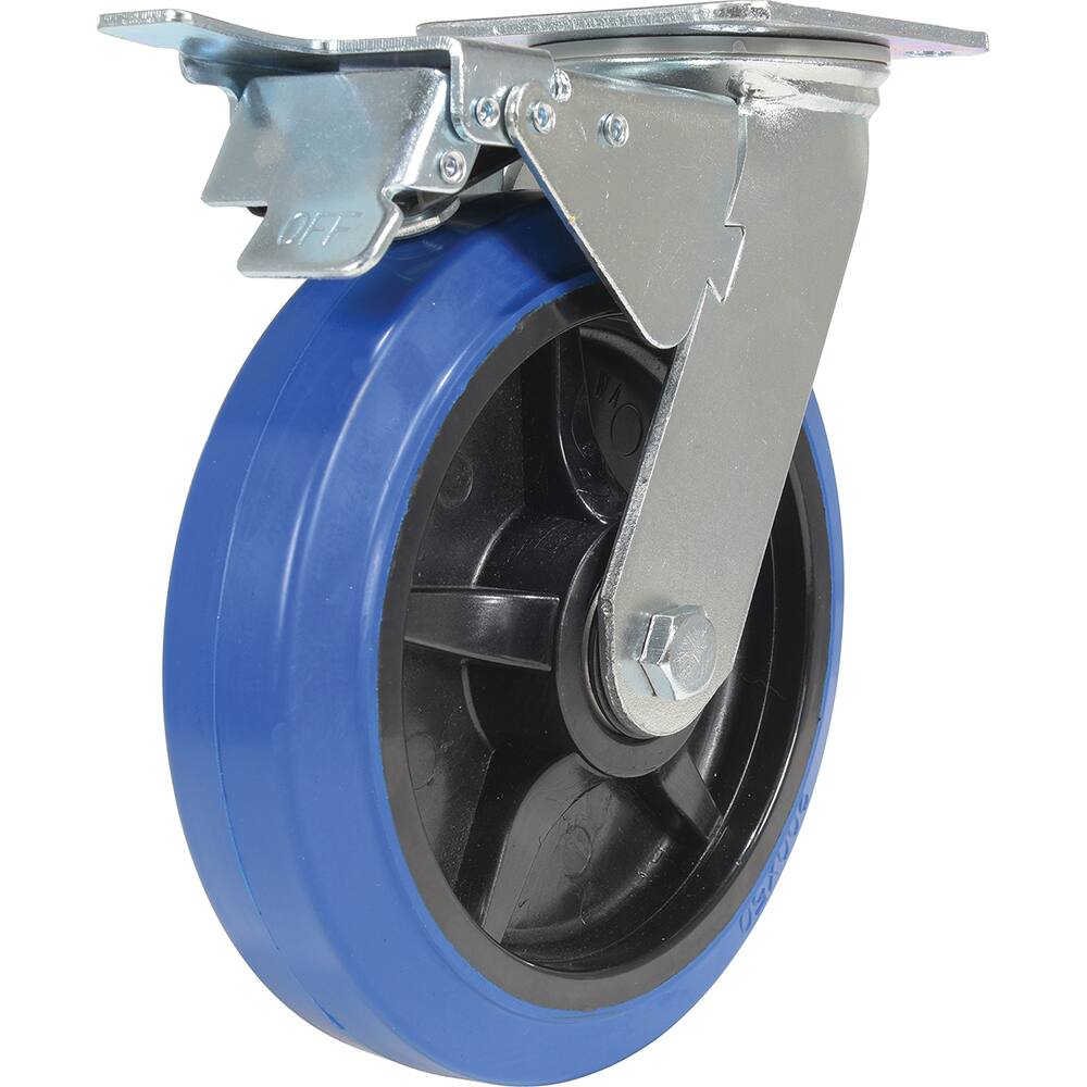 Standard Casters, Mount: With Holes, Bearing Type: Ball, Wheel Diameter (Inch): 8, Wheel Width (Inch): 2, Load Capacity (Lb. - 3 Decimals): 770.000 MPN:CST-BB-8X2ER-SW