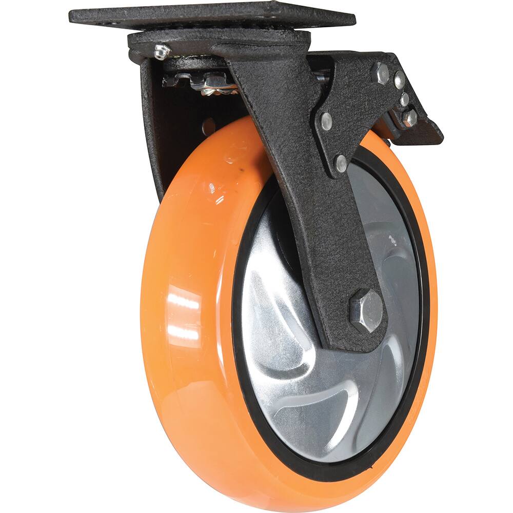 Standard Casters, Mount: With Holes, Bearing Type: Ball, Wheel Diameter (Inch): 8, Wheel Width (Inch): 2, Load Capacity (Lb. - 3 Decimals): 925.000 MPN:CST-E6-8X2PUP-S