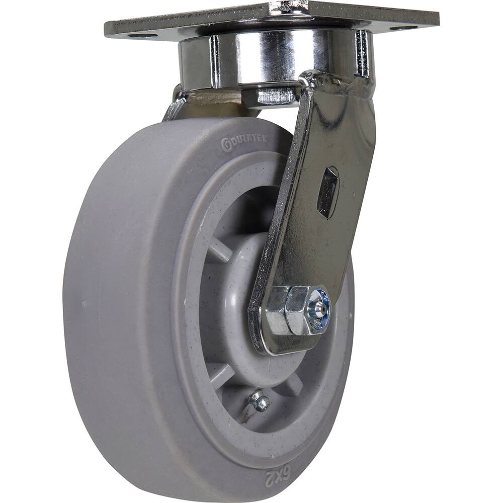 Standard Casters, Mount: With Holes, Bearing Type: Ball, Wheel Diameter (Inch): 6, Wheel Width (Inch): 2, Load Capacity (Lb. - 3 Decimals): 600.000 MPN:CST-FC47-6X2DK-