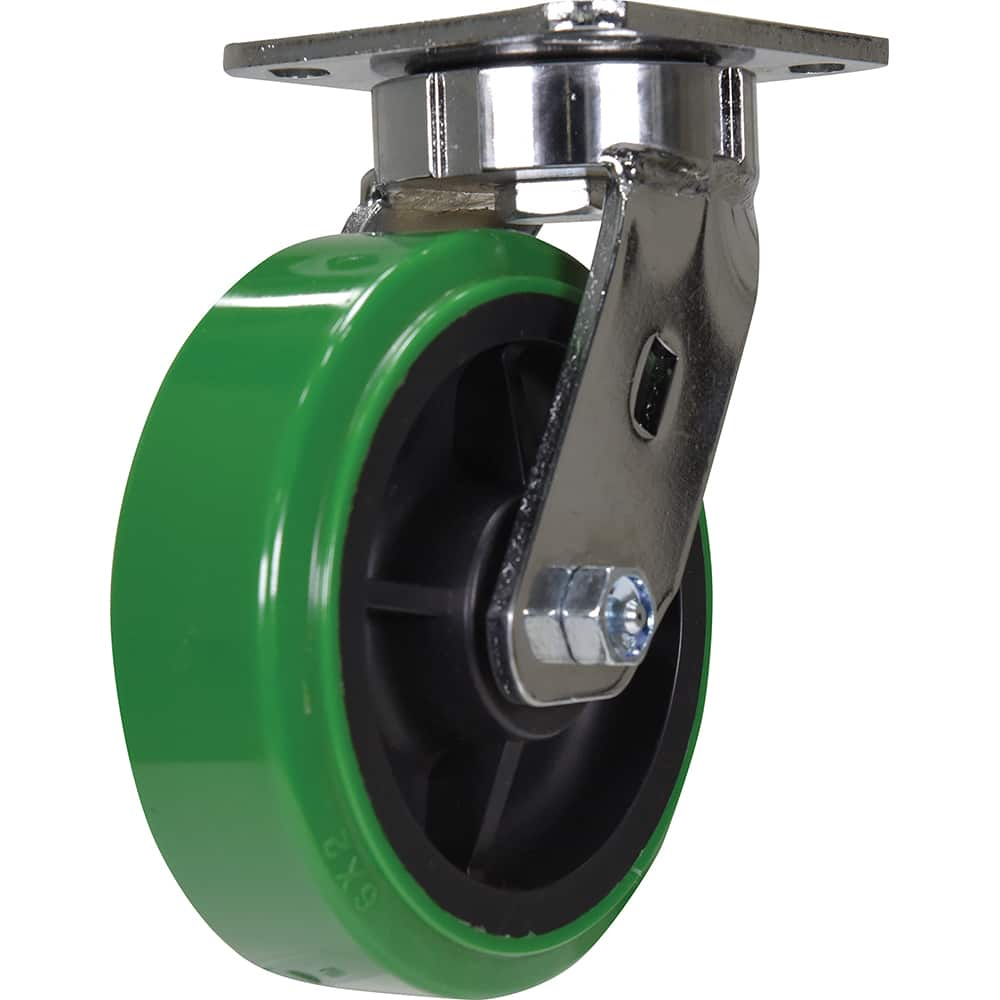 Standard Casters, Mount: With Holes, Bearing Type: Ball, Wheel Diameter (Inch): 6, Wheel Width (Inch): 2, Load Capacity (Lb. - 3 Decimals): 900.000 MPN:CST-FC47-6X2DT-