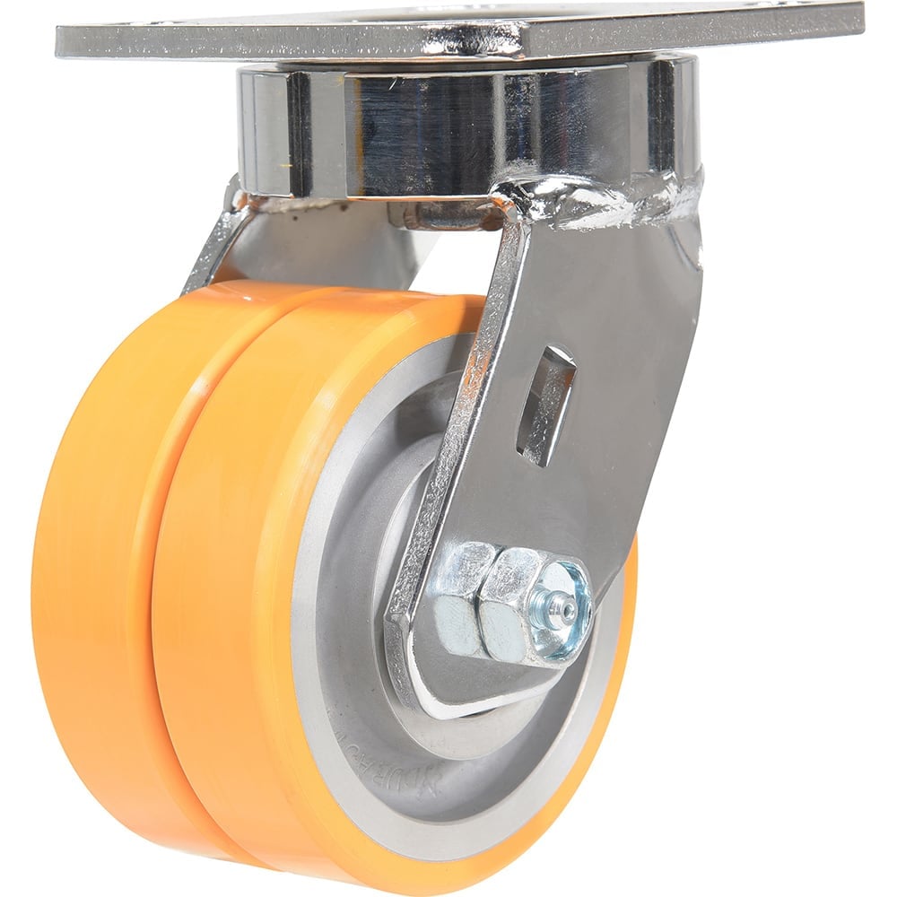 Standard Casters, Mount: With Holes, Bearing Type: Ball, Wheel Diameter (Inch): 4, Wheel Width (Inch): 2, Load Capacity (Lb. - 3 Decimals): 1000.000 MPN:CST-FXE-4X2DSI-