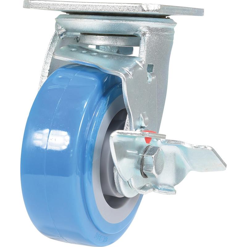 Standard Casters, Mount: With Holes, Bearing Type: Ball, Wheel Diameter (Inch): 5, Wheel Width (Inch): 2, Load Capacity (Lb. - 3 Decimals): 771.000 MPN:CST-KB-5X2PUP-S