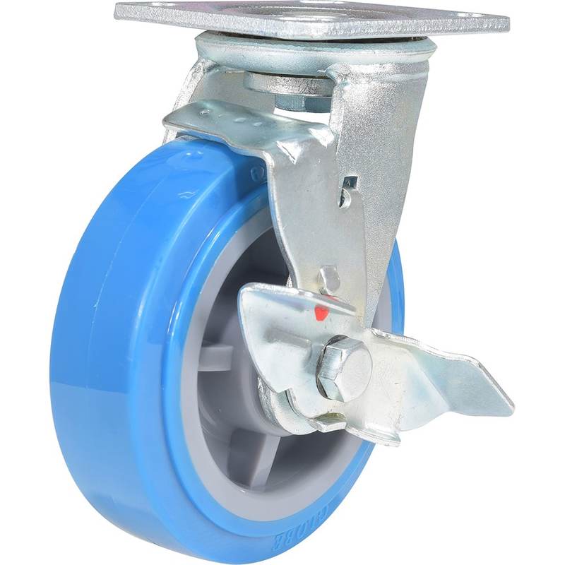 Standard Casters, Mount: With Holes, Bearing Type: Ball, Wheel Diameter (Inch): 6, Wheel Width (Inch): 2, Load Capacity (Lb. - 3 Decimals): 903.000 MPN:CST-KB-6X2PUP-S