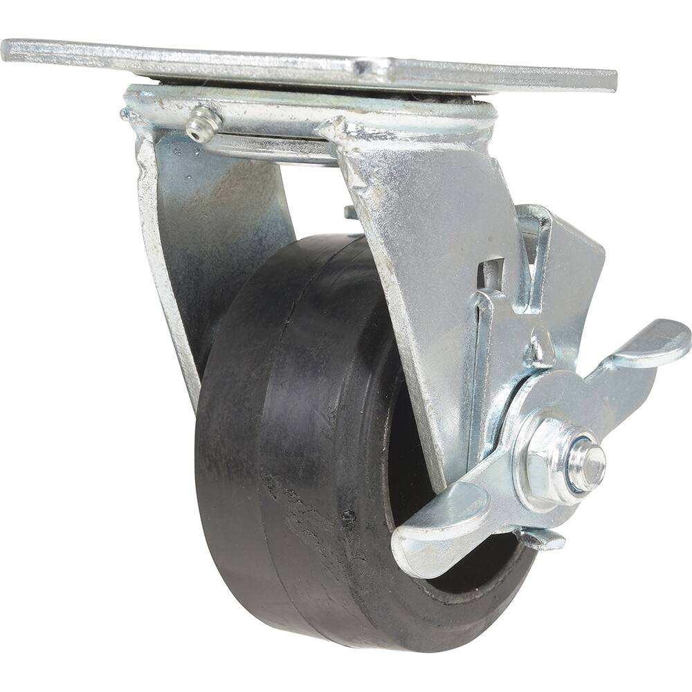 Standard Casters, Mount: With Holes, Bearing Type: Roller, Wheel Diameter (Inch): 4, Wheel Width (Inch): 2, Load Capacity (Lb. - 3 Decimals): 396.000 MPN:CST-VE-4X2MR-SW