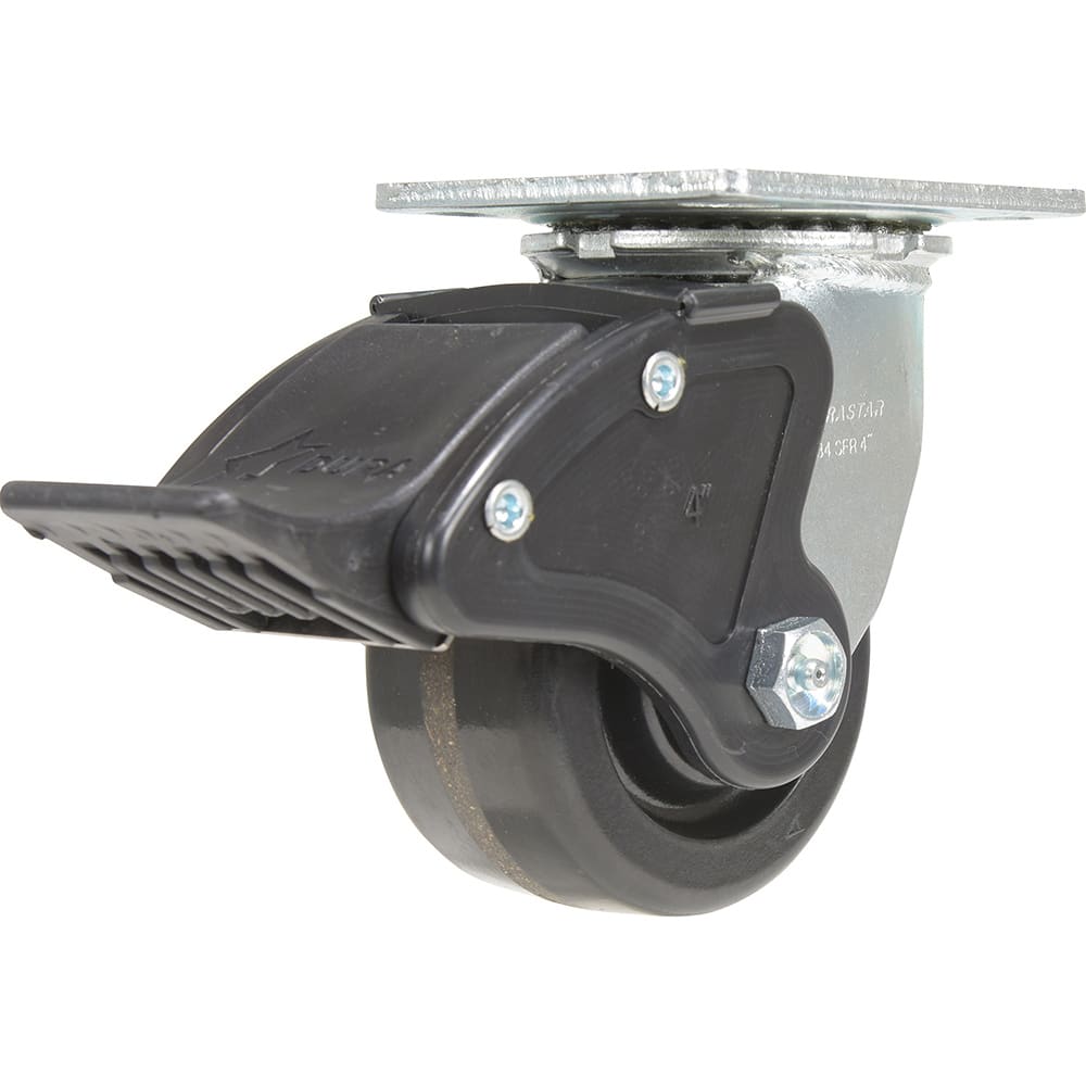 Standard Casters, Mount: With Holes, Bearing Type: Roller, Wheel Diameter (Inch): 4, Wheel Width (Inch): 2, Load Capacity (Lb. - 3 Decimals): 800.000 MPN:CST-VE-4X2PH-SW