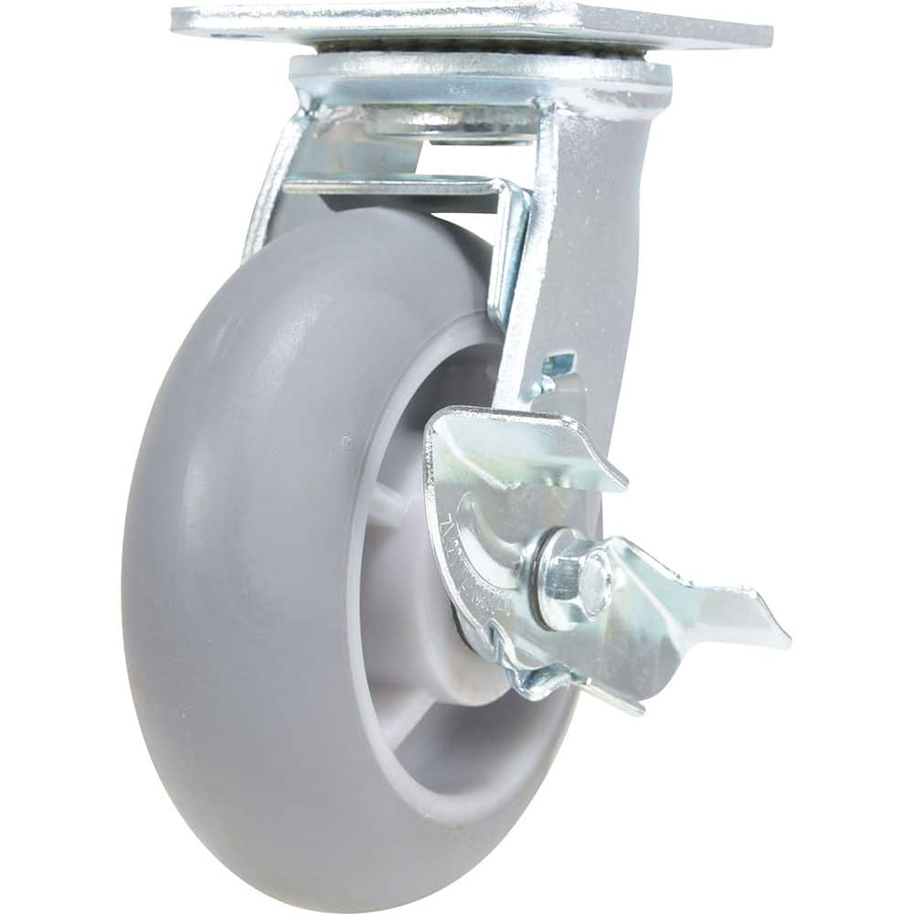 Standard Casters, Mount: With Holes, Bearing Type: Ball, Wheel Diameter (Inch): 6, Wheel Width (Inch): 2, Load Capacity (Lb. - 3 Decimals): 639.000 MPN:CST-VE-6X2TPR-S