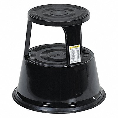 Rolling Step Stool - Black MPN:STEP-17-BK