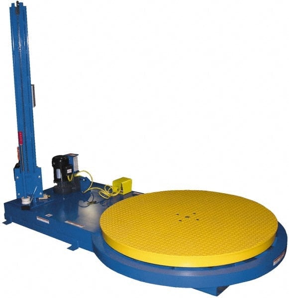 60 Inch Diameter, 8 to 12 Pallets per Hour, Semi Automatic, Medium Duty Stretch and Pallet Wrap Machine MPN:SWA-60