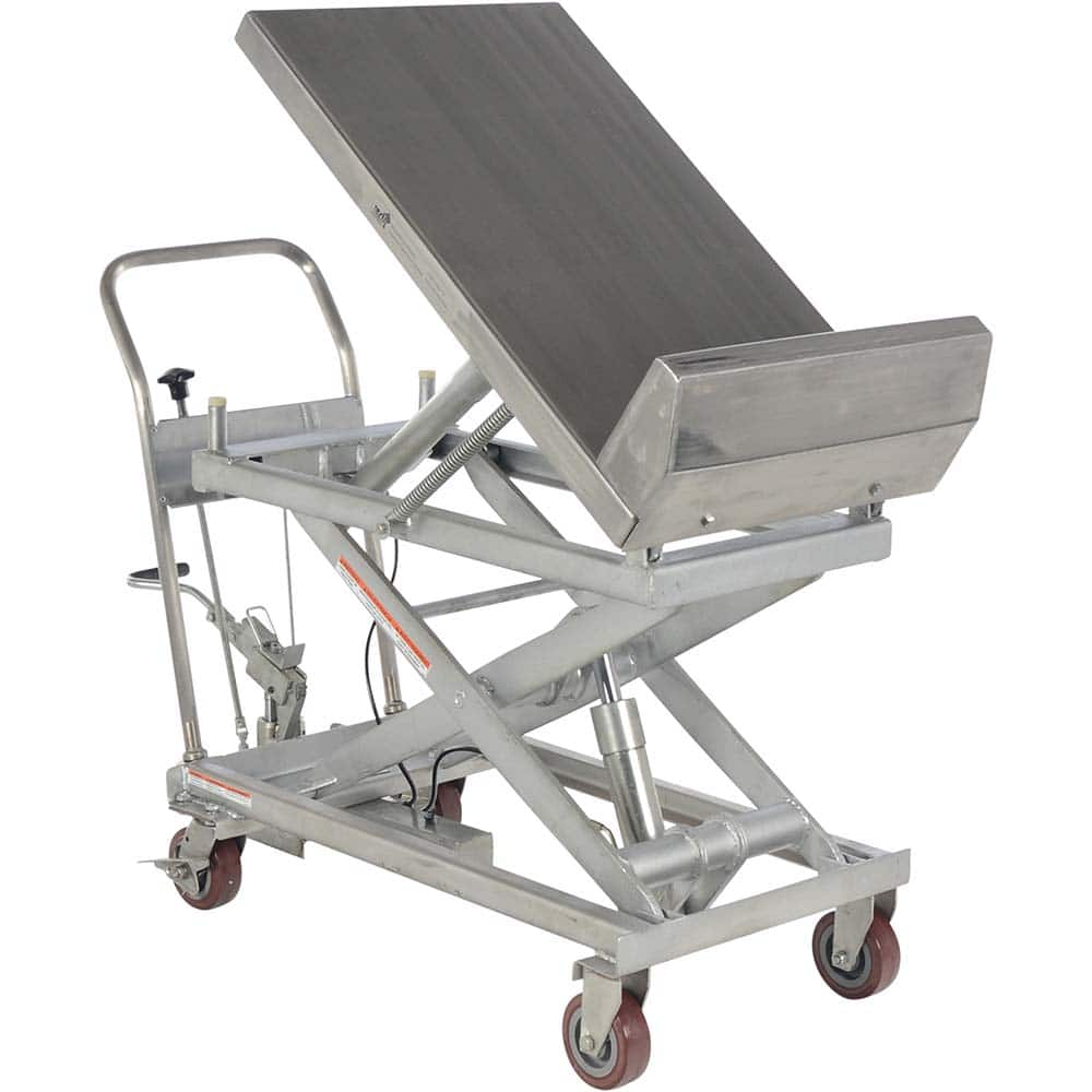 Elevating Cart Table: 1,000 lb Capacity, 40 ° MPN:CART-1000-LT-PS