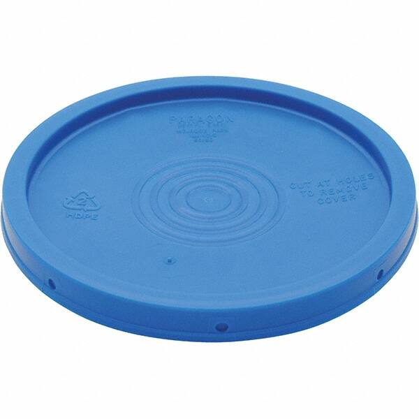 Tote & Storage Container Lids, Color: Blue , Material: HDPE , For Use With: 3-1/2, 5 & 6 Gallon Pails  MPN:LID-54-PB