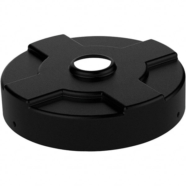 Trash Can & Recycling Container Lid: Round, For 2 gal Trash Can MPN:DC-P-55-CAN-BK