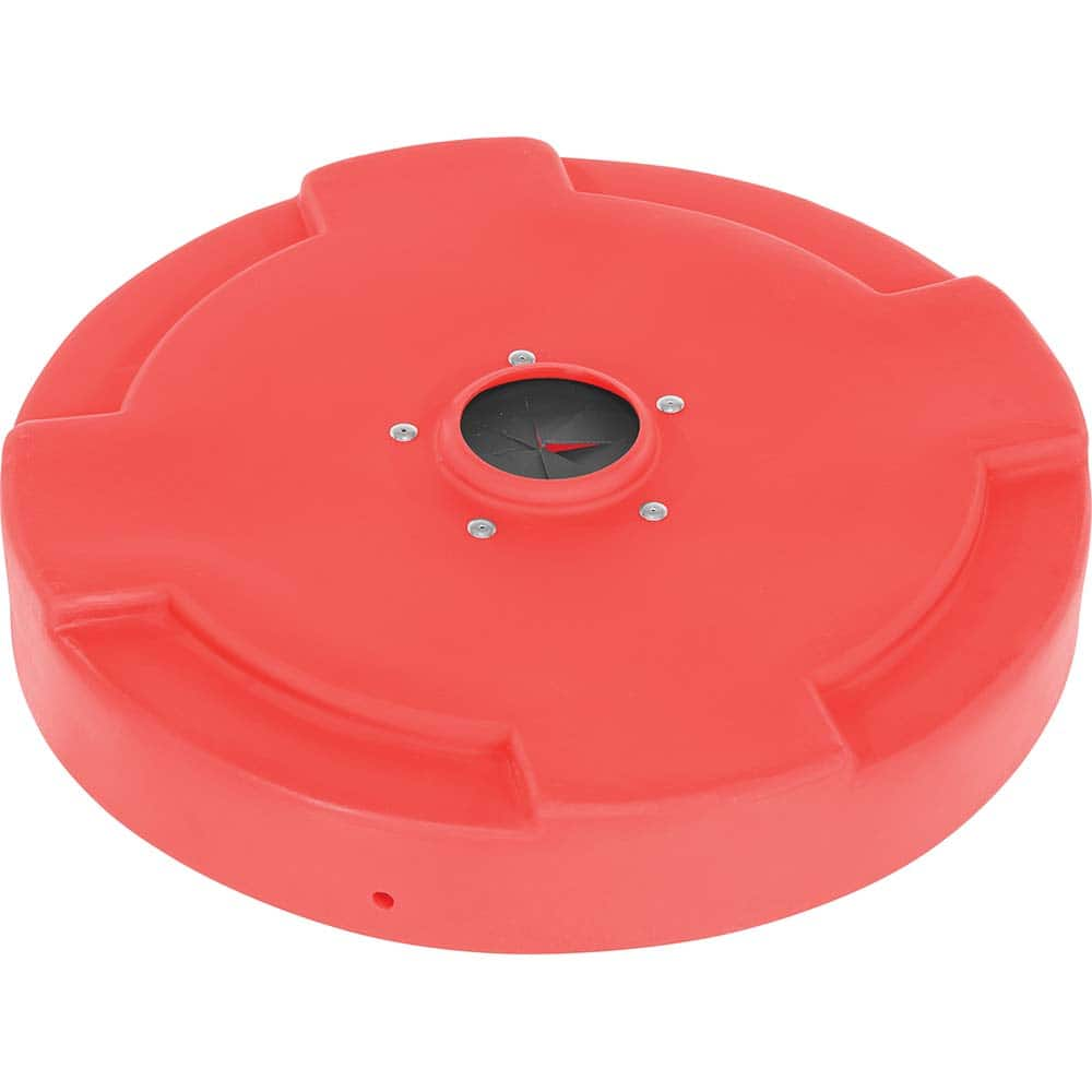 Trash Can & Recycling Container Lid: Round, For 55 gal Steel Drum MPN:DC-P-55-CANF-RD