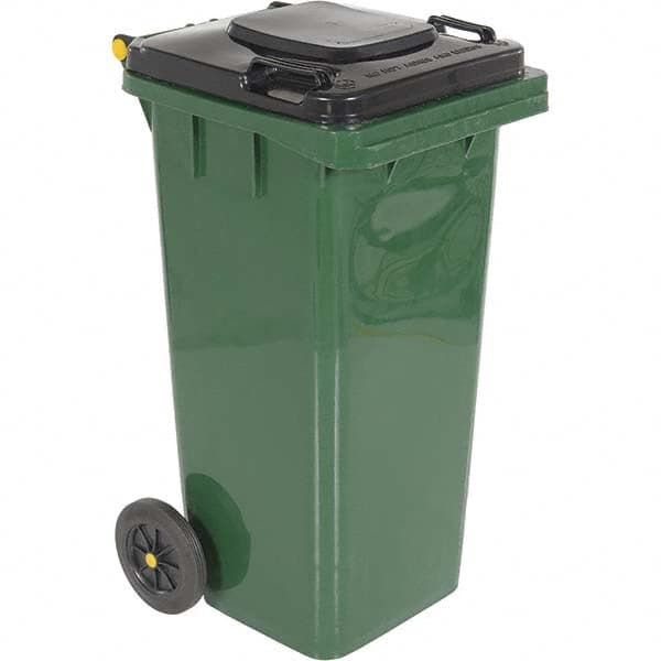 32 Gal Square Green Trash Can MPN:TH-32-GRN