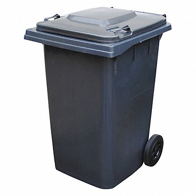 Trash Can 95 gal Gray Polyethylene MPN:TH-95-GY