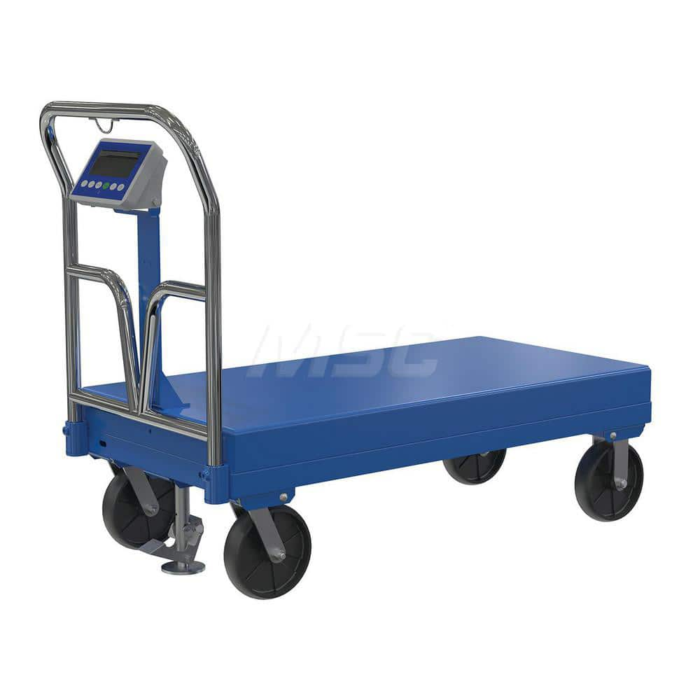 Platform Truck: 3,600 lb Capacity, Steel Platform, 48