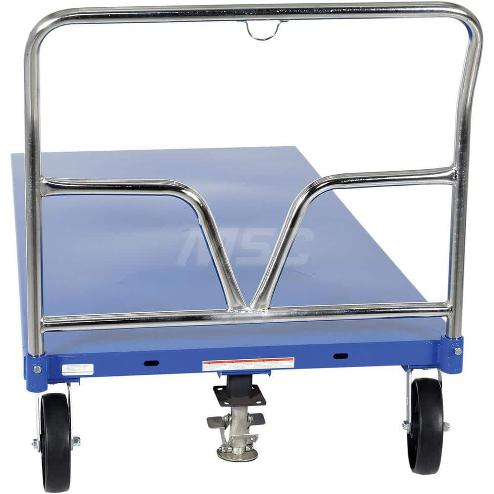 Platform Truck: 3,600 lb Capacity, Steel Platform, 48