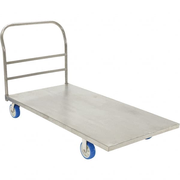 Platform Truck: 3,600 lb Capacity, Stainless Steel Deck, 60