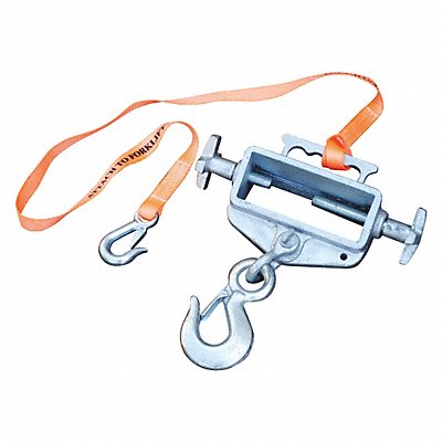 Hoist Hook Single W/Rigid Hook  Latch MPN:S-FORK-4/6-RL