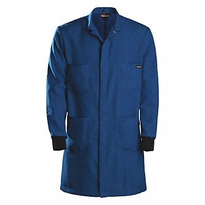 J0287 Mens Flame-Resistant Lab Coat Blue 3L MPN:KNC2RB 3L 0R