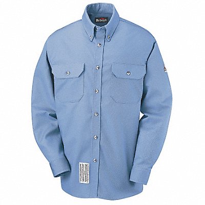 FR Long Sleeve Shirt Blue MT Button MPN:SLU2LB LN M