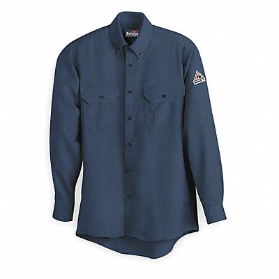 FR Long Sleeve Shirt Navy LT Button MPN:SLU2NV LN L