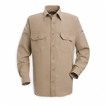 D1703 FR Long Sleeve Shirt Tan S Button MPN:SND2TN RG S