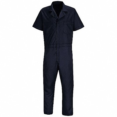 D2369 Short Sleeve Coverall 42 to 44In. Navy MPN:CP40NV LN L