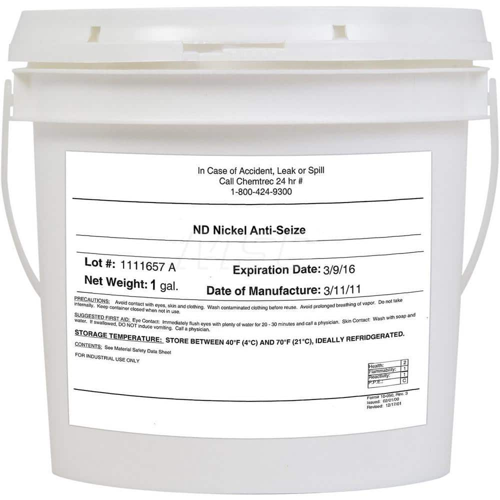 Anti-Seize Anti-Seize Lubricant: 1 gal Bucket MPN:90720