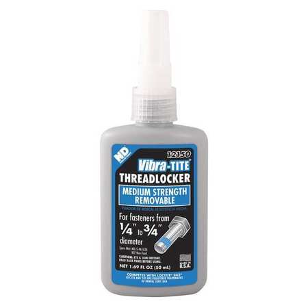 Threadlocker: Blue, Liquid, 50 mL, Bottle MPN:12150