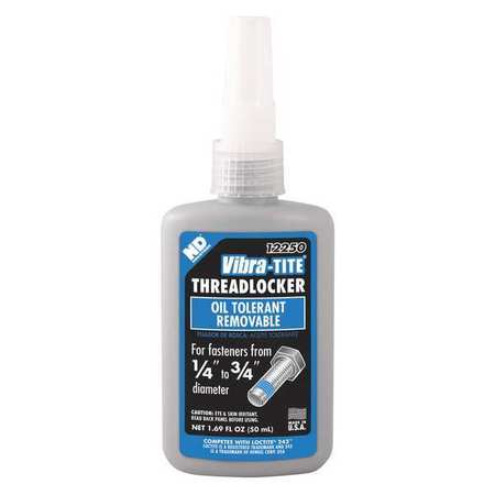 Threadlocker: Blue, Liquid, 50 mL, Bottle MPN:12250