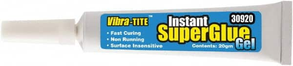 Adhesive Glue: 0.7 oz Tube, Clear MPN:30920