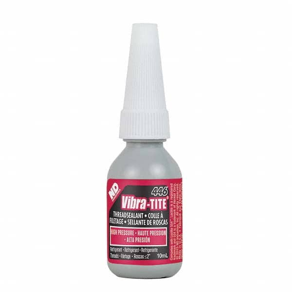 Threadlocker: Red, Liquid, 10 mL, Bottle MPN:44610