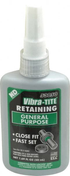 Retaining Compound: 50 mL Bottle, Green, Liquid MPN:53050