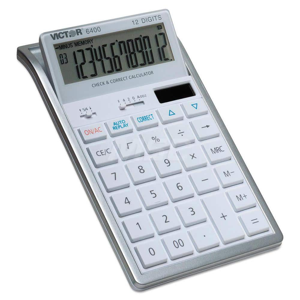 Tuffcalc Desktop Calculator, 12-Digit Lcd MPN:VCT6400